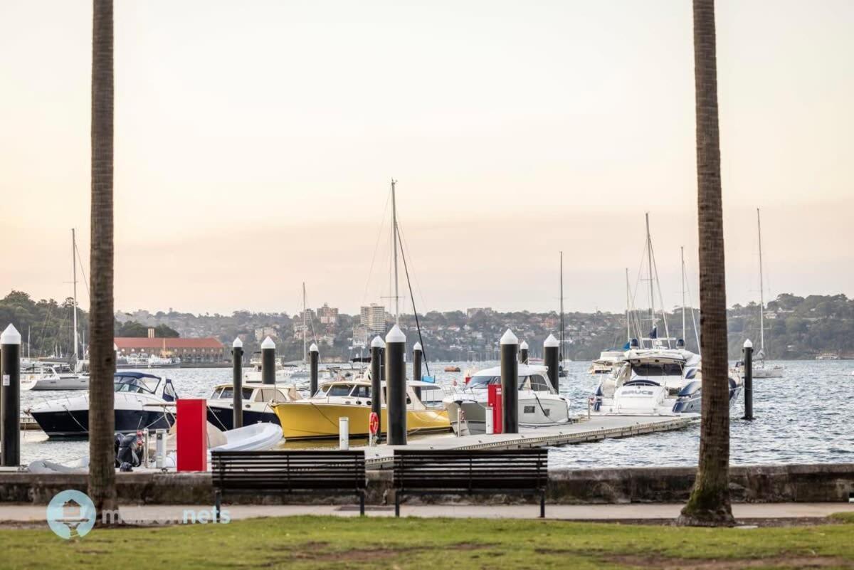 Studio Apt With Parking Balcony & Water Views Sydney Eksteriør billede