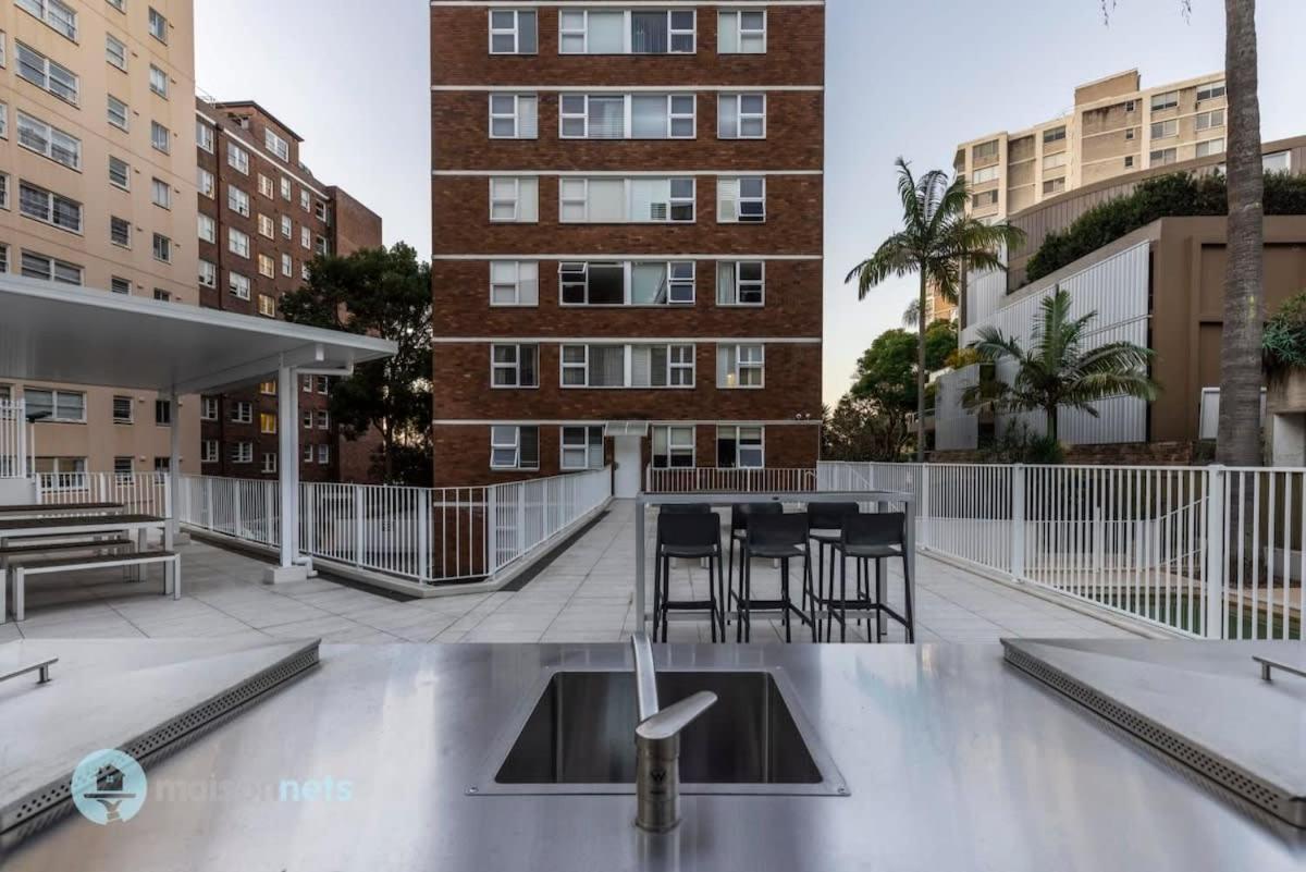 Studio Apt With Parking Balcony & Water Views Sydney Eksteriør billede