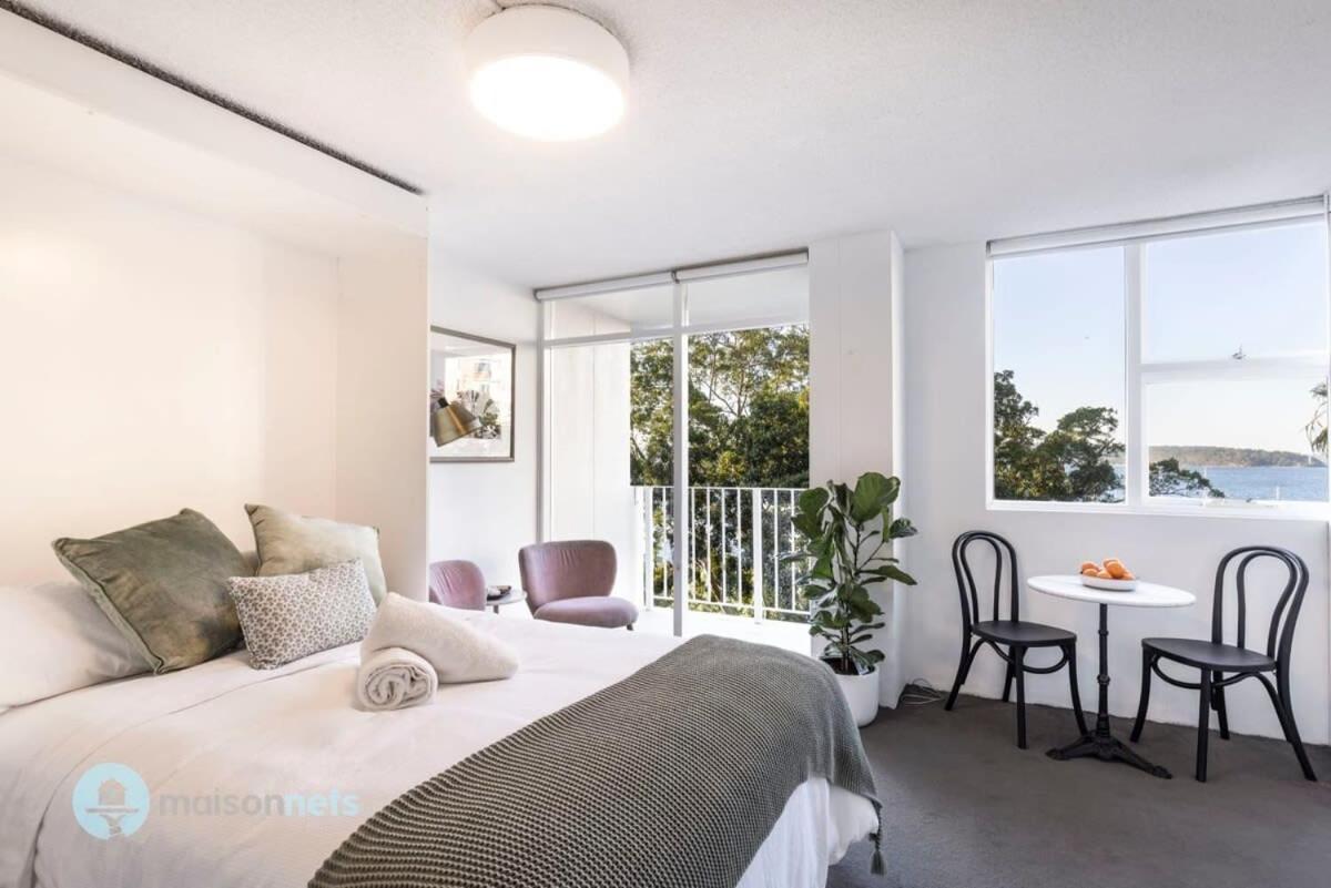 Studio Apt With Parking Balcony & Water Views Sydney Eksteriør billede